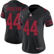 Wholesale Cheap Nike 49ers #44 Kyle Juszczyk Black Alternate Women's Stitched NFL Vapor Untouchable Limited Jersey