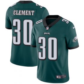 Wholesale Cheap Nike Eagles #30 Corey Clement Midnight Green Team Color Men\'s Stitched NFL Vapor Untouchable Limited Jersey