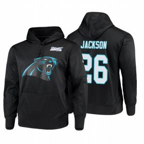 Wholesale Cheap Carolina Panthers #26 Donte Jackson Nike NFL 100 Primary Logo Circuit Name & Number Pullover Hoodie Black