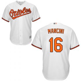 Wholesale Cheap Orioles #16 Trey Mancini White New Cool Base Stitched MLB Jersey