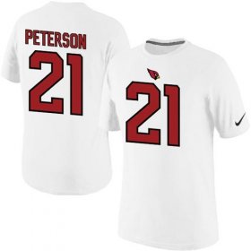 Wholesale Cheap Nike Arizona Cardinals #21 Patrick Peterson Pride Name & Number NFL T-Shirt White