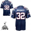 Wholesale Cheap Patriots #32 Devin McCourty Dark Blue Super Bowl XLVI Embroidered NFL Jersey