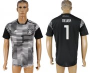 Wholesale Cheap Germany #1 Neuer Black Soccer Country Jersey