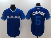 Wholesale Cheap Blue Jays #6 Marcus Stroman Light Blue "Stro-Show" Players Weekend Authentic Stitched MLB Jersey
