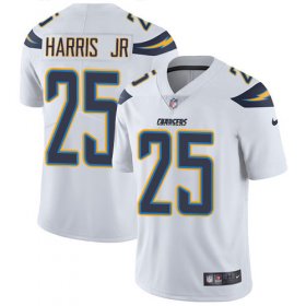 Wholesale Cheap Nike Chargers #25 Chris Harris Jr White Men\'s Stitched NFL Vapor Untouchable Limited Jersey