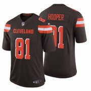 Wholesale Cheap Men's Cleveland Browns #81 Austin Hooper NFL Stitched Vapor Untouchable Limited Brown Nike Jersey