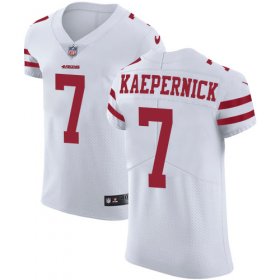Wholesale Cheap Nike 49ers #7 Colin Kaepernick White Men\'s Stitched NFL Vapor Untouchable Elite Jersey