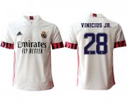 Wholesale Cheap Men 2020-2021 club Real Madrid home aaa version 28 white Soccer Jerseys1