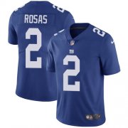 Wholesale Cheap Nike Giants #2 Aldrick Rosas Royal Blue Team Color Men's Stitched NFL Vapor Untouchable Limited Jersey