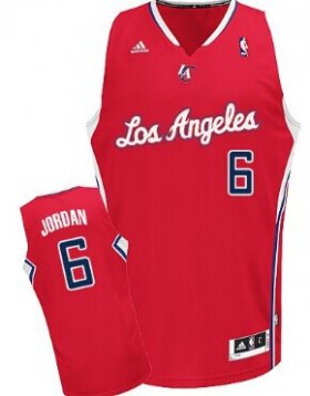 Wholesale Cheap Los Angeles Clippers #6 DeAndre Jordan Red Swingman Jersey