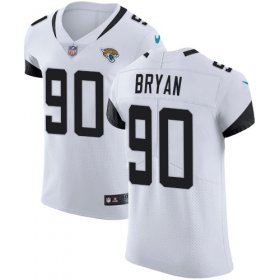 Wholesale Cheap Nike Jaguars #90 Taven Bryan White Men\'s Stitched NFL Vapor Untouchable Elite Jersey