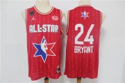 Wholesale Cheap Men's Los Angeles Lakers #24 Kobe Bryant Red Jordan Brand 2020 All-Star Game Swingman Stitched NBA Jersey
