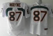 Wholesale Cheap Miami Hurricanes #87 Wayne White Jersey