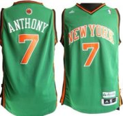 Wholesale Cheap New York Knicks #7 Carmelo Anthony Revolution 30 Swingman Green Jersey