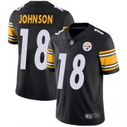 Wholesale Cheap Nike Steelers #18 Diontae Johnson Black Team Color Men's Stitched NFL Vapor Untouchable Limited Jersey
