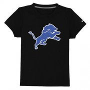 Wholesale Cheap Detroit Lions Sideline Legend Authentic Logo Youth T-Shirt Black