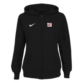 Wholesale Cheap Nike New York Giants Ladies Tailgater Full Zip Hoodie Black