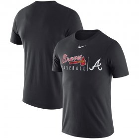 Wholesale Cheap Atlanta Braves Nike MLB Practice T-Shirt Anthracite