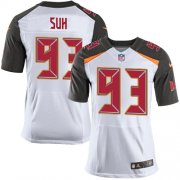 Wholesale Cheap Nike Buccaneers #93 Ndamukong Suh White Men's Stitched NFL New Elite Jersey