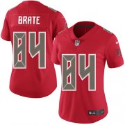 Wholesale Cheap Nike Buccaneers #84 Cameron Brate Red Women's Stitched NFL Limited Rush Jersey