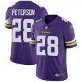 Wholesale Cheap Nike Vikings #28 Adrian Peterson Purple Team Color Men's Stitched NFL Vapor Untouchable Limited Jersey