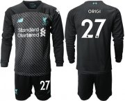 Wholesale Cheap Liverpool #27 Origi Third Long Sleeves Soccer Club Jersey