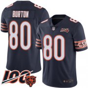 Wholesale Cheap Nike Bears #80 Trey Burton Navy Blue Team Color Youth Stitched NFL 100th Season Vapor Limited Jersey
