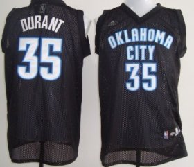 Wholesale Cheap Oklahoma City Thunder #35 Kevin Durant Black Swingman Jersey