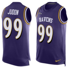 Wholesale Cheap Nike Ravens #99 Matthew Judon Purple Team Color Men\'s Stitched NFL Limited Tank Top Jersey