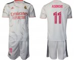 Wholesale Cheap Men 2021-2022 Club Real Madrid home white 11 Adidas Soccer Jersey