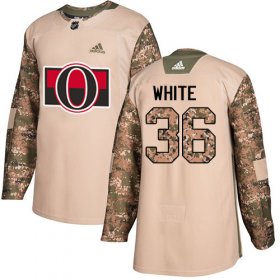 Wholesale Cheap Adidas Senators #36 Colin White Camo Authentic 2017 Veterans Day Stitched NHL Jersey