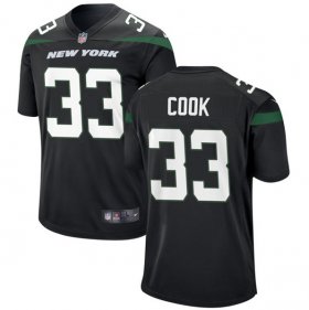 Wholesale Cheap Men\'s New York Jets #33 Dalvin Cook Black Stitched Vapor Untouchable Limited Jersey