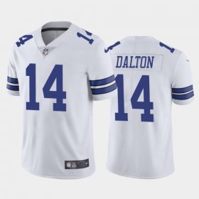 Wholesale Cheap Men\'s Dallas Cowboys #14 Andy Dalton White 2020 NEW Vapor Untouchable Stitched NFL Nike Limited Jersey