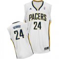 Wholesale Cheap Indiana Pacers #24 Paul George White Swingman Jersey