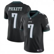 Cheap Men's Philadelphia Eagles #7 Kenny Pickett Black Vapor Untouchable Limited Football Stitched Jersey