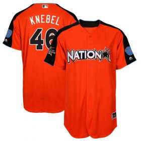 Wholesale Cheap Brewers #46 Corey Knebel Orange 2017 All-Star National League Stitched Youth MLB Jersey