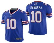 Wholesale Cheap Men's Buffalo Bills #10 Emmanuel Sanders Royal Blue 2020 Vapor Untouchable Stitched NFL Nike Limited Jersey