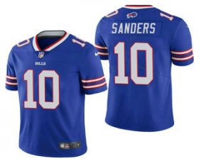 Wholesale Cheap Men\'s Buffalo Bills #10 Emmanuel Sanders Royal Blue 2020 Vapor Untouchable Stitched NFL Nike Limited Jersey