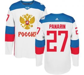 Wholesale Cheap Team Russia #27 Artemi Panarin White 2016 World Cup Stitched NHL Jersey