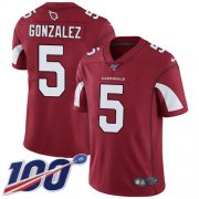 Wholesale Cheap Nike Cardinals #5 Zane Gonzalez Red Team Color Men's Stitched NFL 100th Season Vapor Limited Jersey