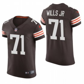 Cheap Cleveland Browns #71 Jedrick Wills Jr. Nike Men\'s Brwon Team Color Men\'s Stitched NFL 2020 Vapor Untouchable Elite Jersey