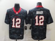 Wholesale Cheap Men's Tampa Bay Buccaneers #12 Tom Brady 2020 Camo Limited Stitched Nike NFL Jersey