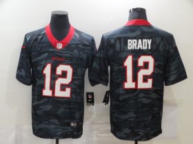 Wholesale Cheap Men\'s Tampa Bay Buccaneers #12 Tom Brady 2020 Camo Limited Stitched Nike NFL Jersey