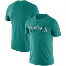 Wholesale Cheap Seattle Mariners Nike MLB Practice T-Shirt Teal