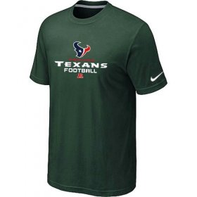 Wholesale Cheap Nike Houston Texans Big & Tall Critical Victory NFL T-Shirt Dark Green
