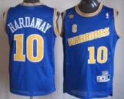 Wholesale Cheap Golden State Warriors #10 Tim Hardaway 1988-89 Blue Swingman Throwback Jersey
