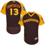 Wholesale Cheap Cardinals #13 Matt Carpenter Brown Flexbase Authentic Collection 2016 All-Star National League Stitched MLB Jersey