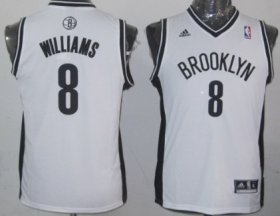 Cheap Brooklyn Nets #8 Deron Williams White Kids Jersey