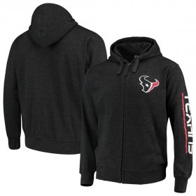 Wholesale Cheap Houston Texans G-III Sports by Carl Banks Post Route Full-Zip Hoodie Charcoal