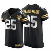 Wholesale Cheap Kansas City Chiefs #25 Clyde Edwards-Helaire Men's Nike Black Edition Vapor Untouchable Elite NFL Jersey